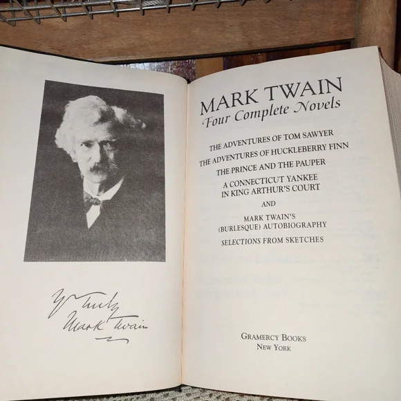 Mark Twain Four Complete Novels Hardcover Book - Picture 3 of 6